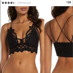 Free people long line Bralette